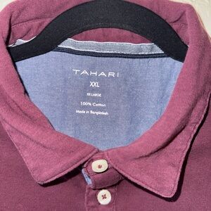 Men's Burgundy Polo Shirt